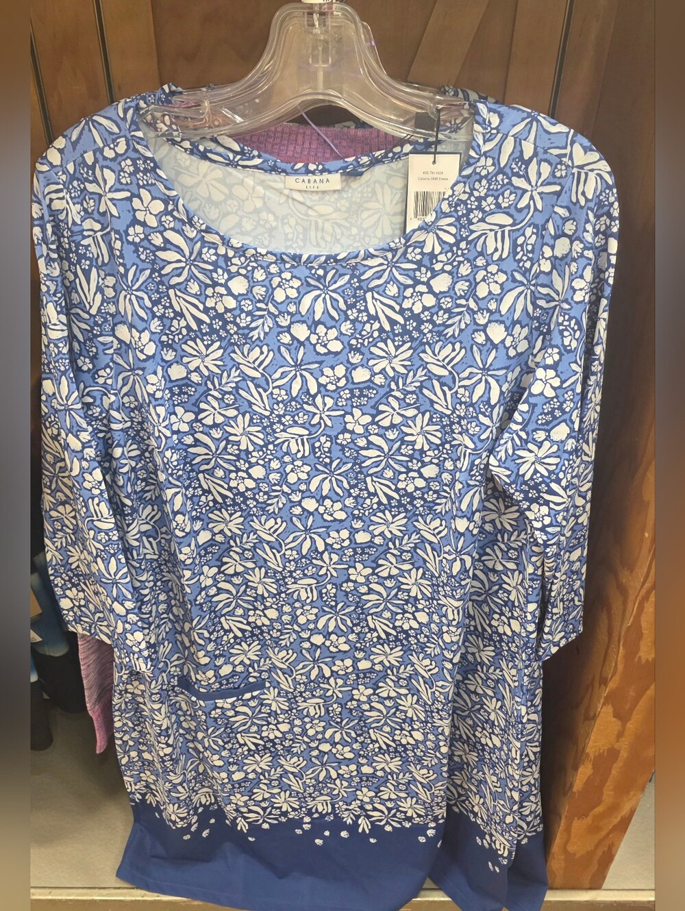 Seaside Floral Cabana Shift Dress